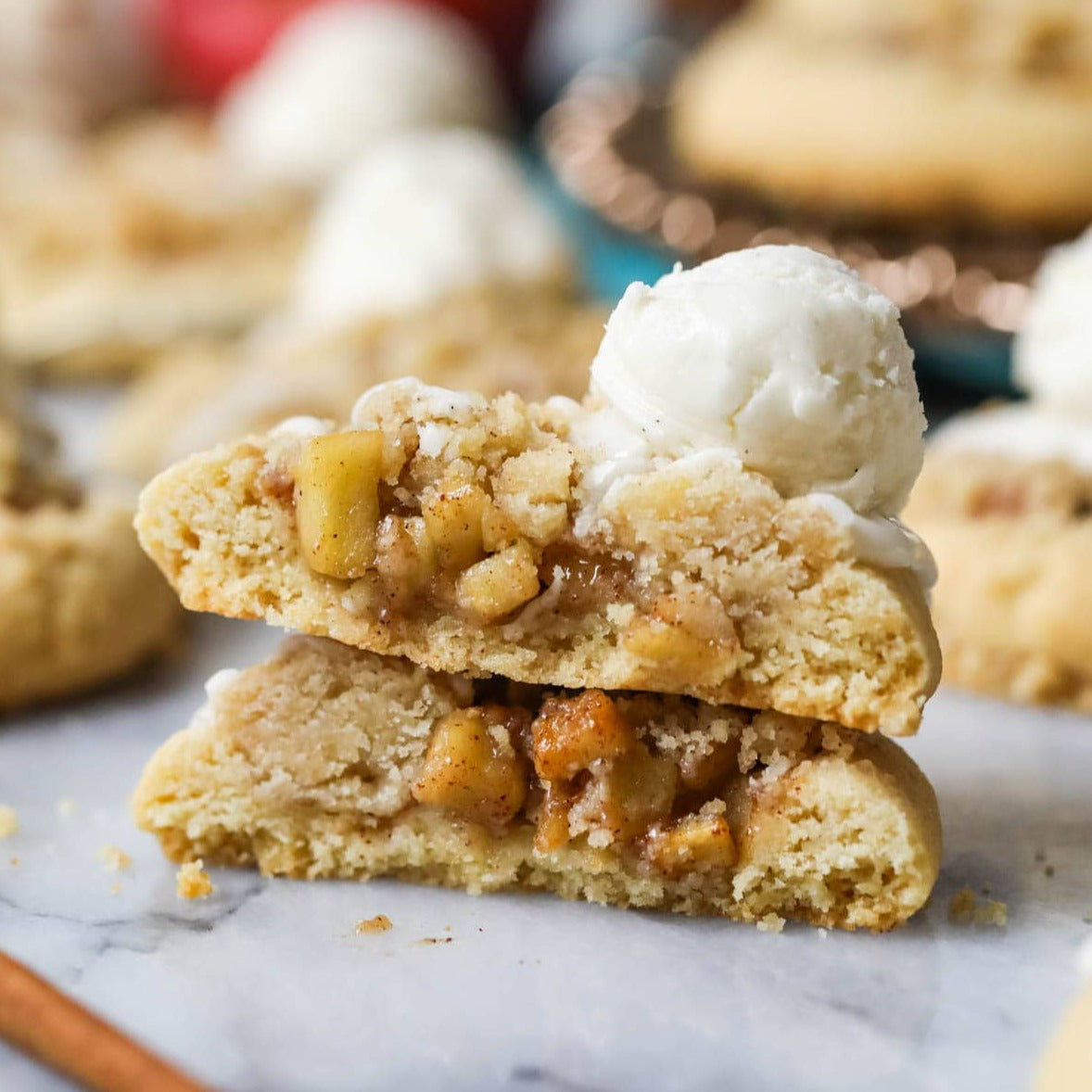 Apple Pie Crumble Cookies