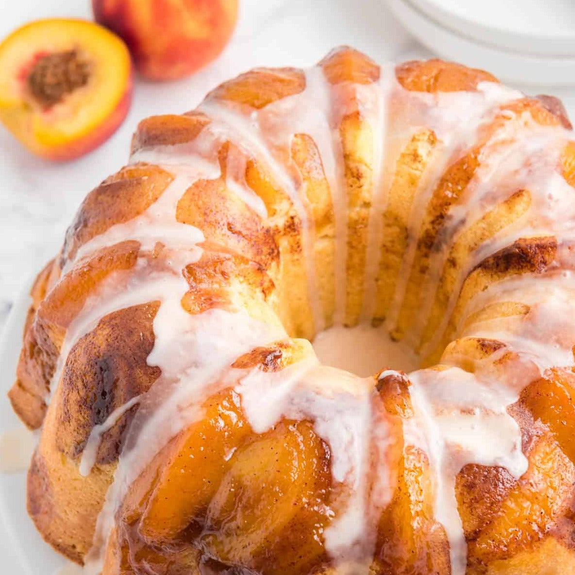 Peach Cobbler Pound Cake